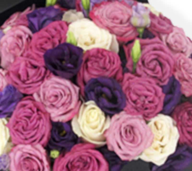 Bouquet 60 Rosas Multicolor | NOCHE DE ROSAS