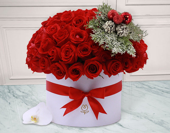 Caja con 100 Rosas | ADELE NOEL