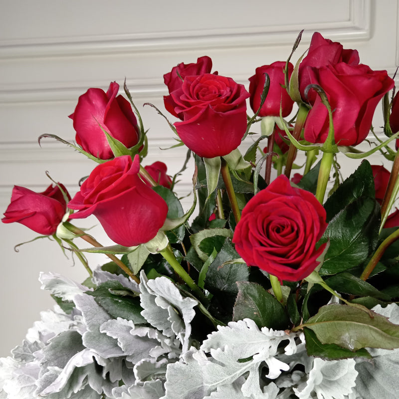 24 Rosas Premium en Cristal | LOUISE