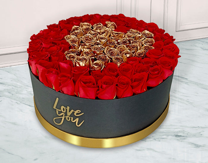 Caja de 75 Rosas Premium | COLETTE