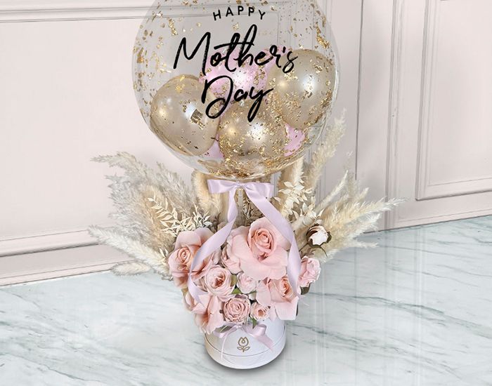 Bouquet de Globos con Rosas | RAQUEL