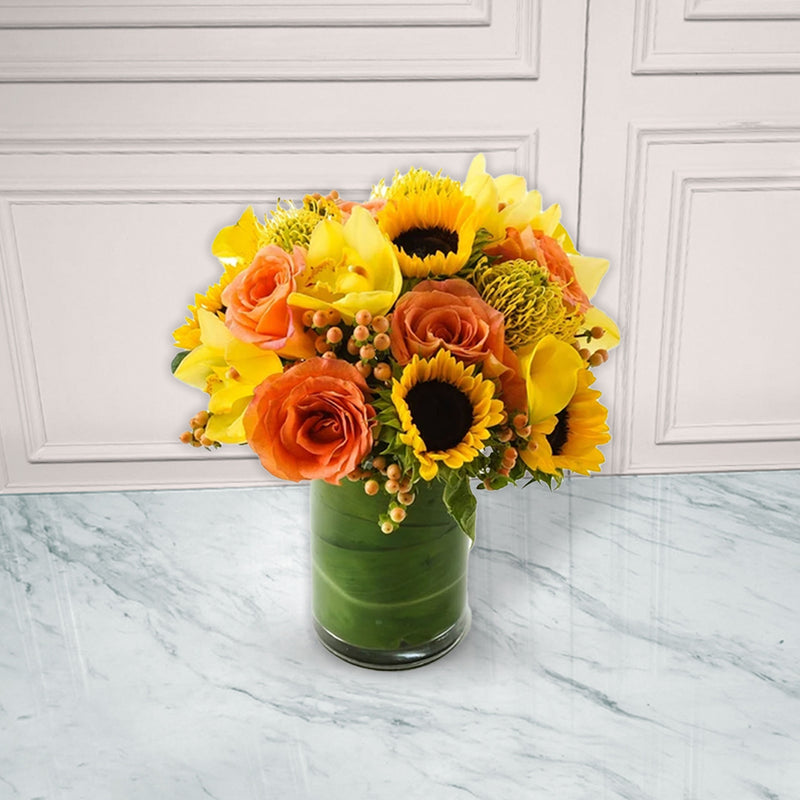 Girasoles con Rosas premium | FERRARA