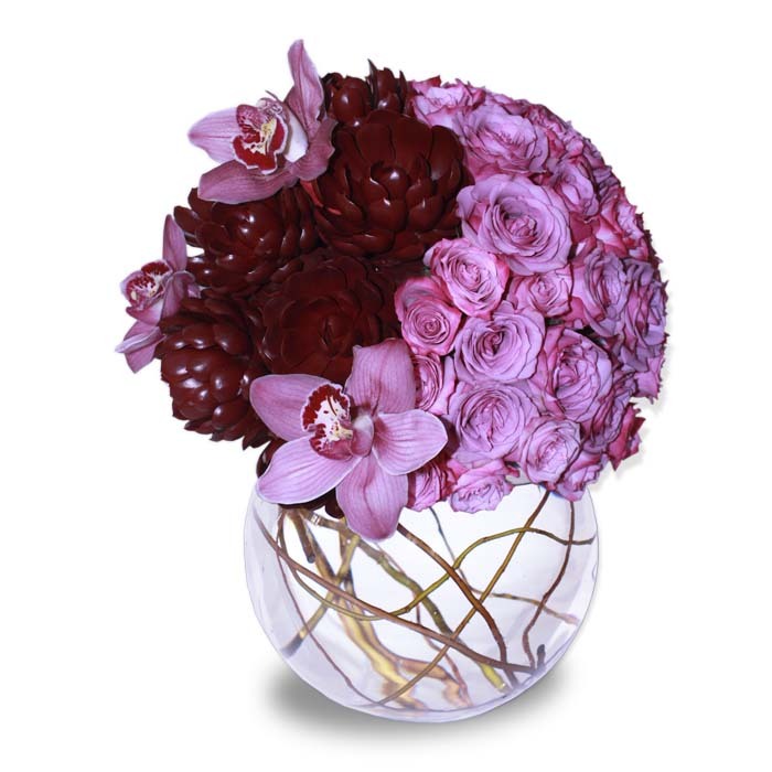 Arreglo Floral Orquideas y Rosas | SINCERO