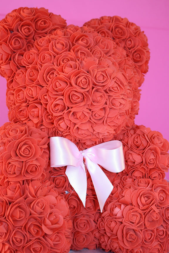 Oso chico de rosas artificiales | TEDDY