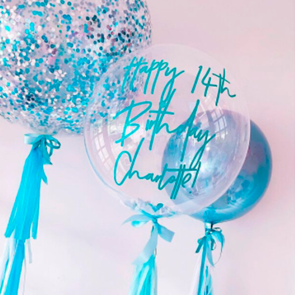 Composición personalizada de globos | WATER