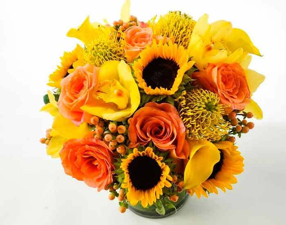 Girasoles con Rosas premium | FERRARA