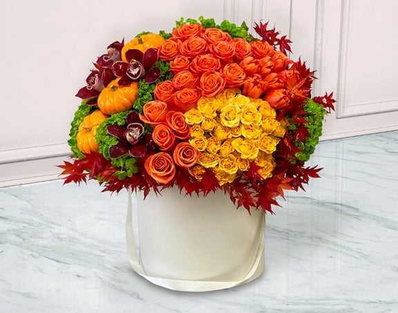Bouquet de Rosas con Orquídeas y Tulipanes  | MONACO