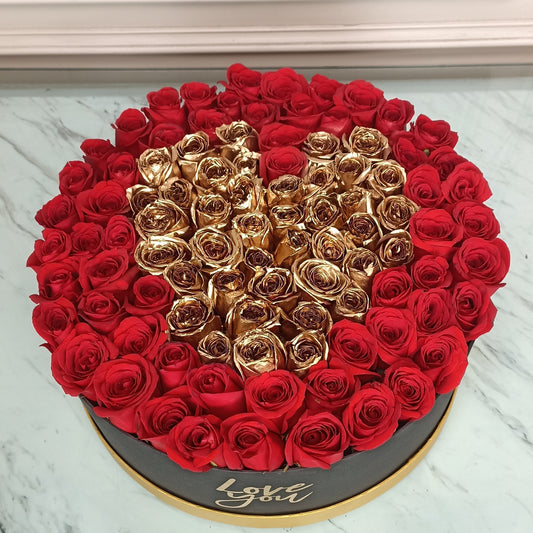 Caja de 75 Rosas Premium | COLETTE