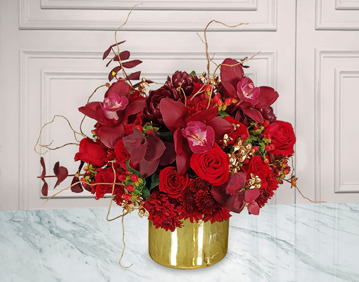 Bouquet de Orquídeas con Tulipanes | PAULINE