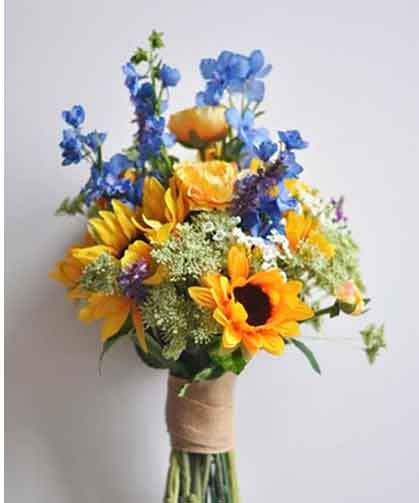 Bouquet de Girasoles con rosas | BELLA
