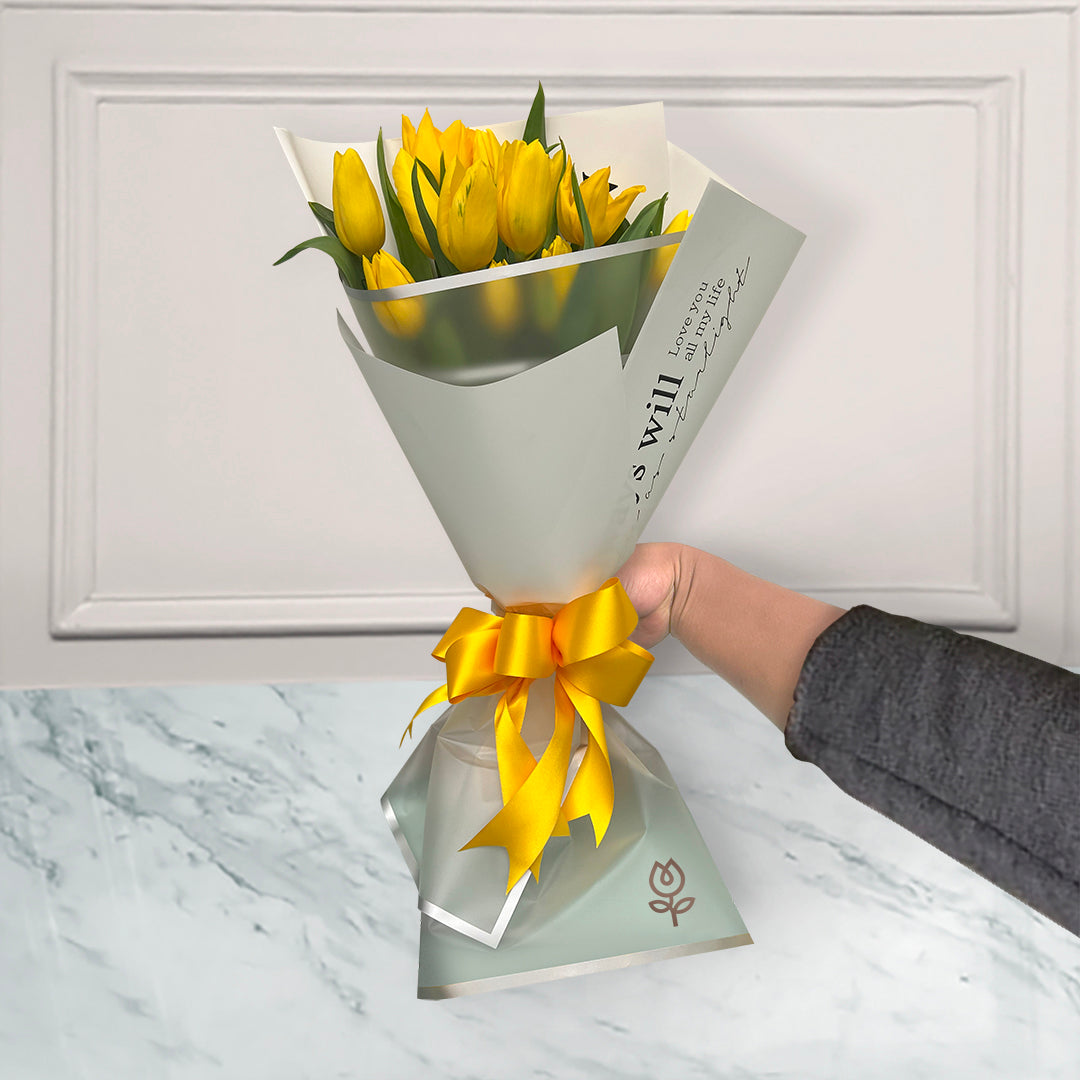 Ramo de 10 Tulipanes premium | EMILIA