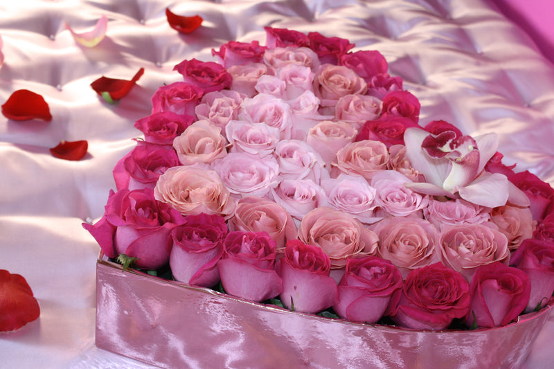 Corazón de 50 rosas Premium | BARDOT