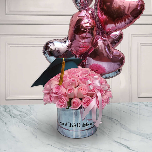 Rosas con Globos Personalizado| Petra II