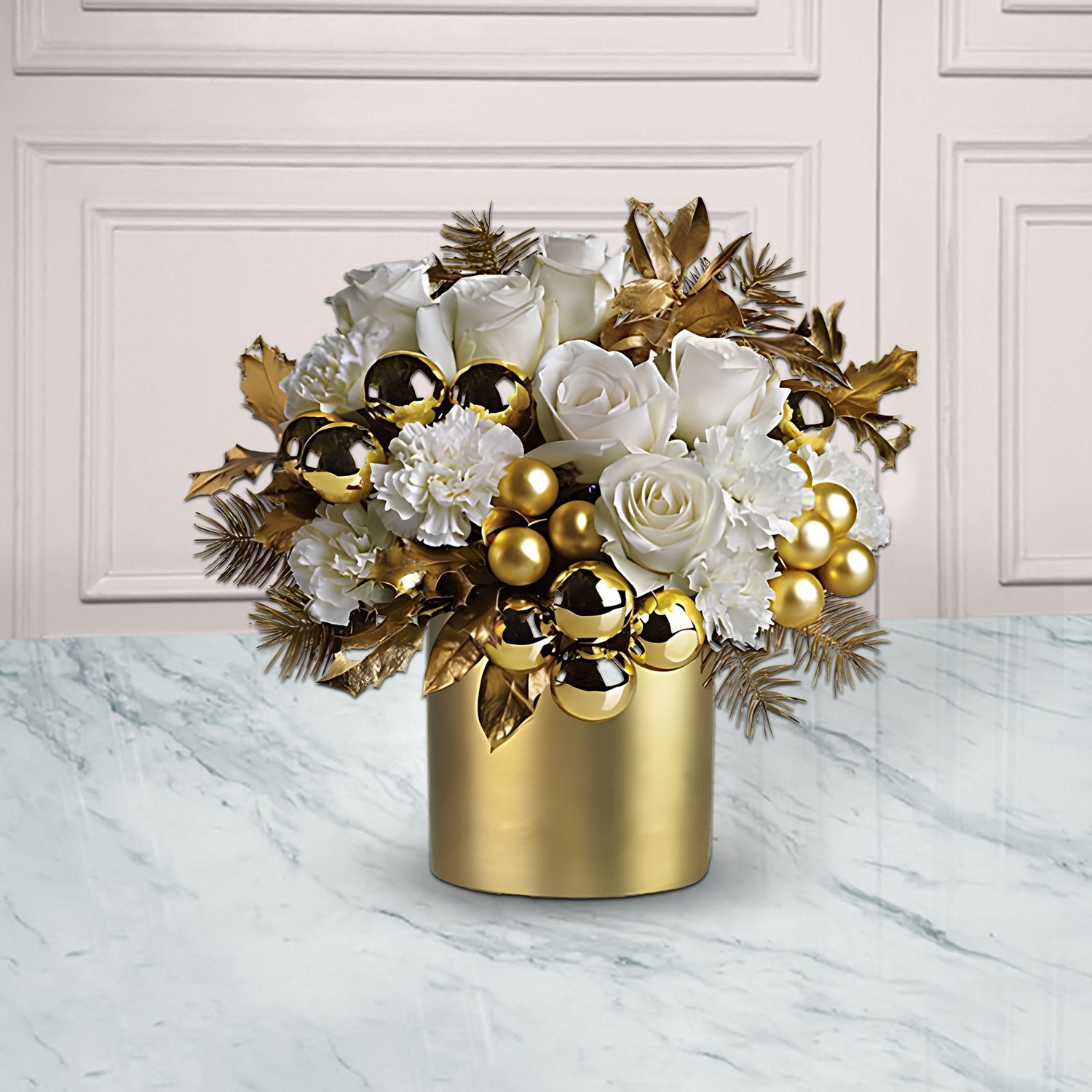 Flores y Esferas de navidad | PLEASURE