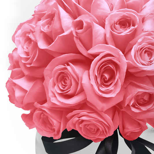 50 Rosas Flotantes en Esfera de Cristal | VITTORIA