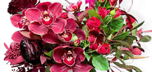 Arreglo floral de Orquídeas y Rosas | CARRARA