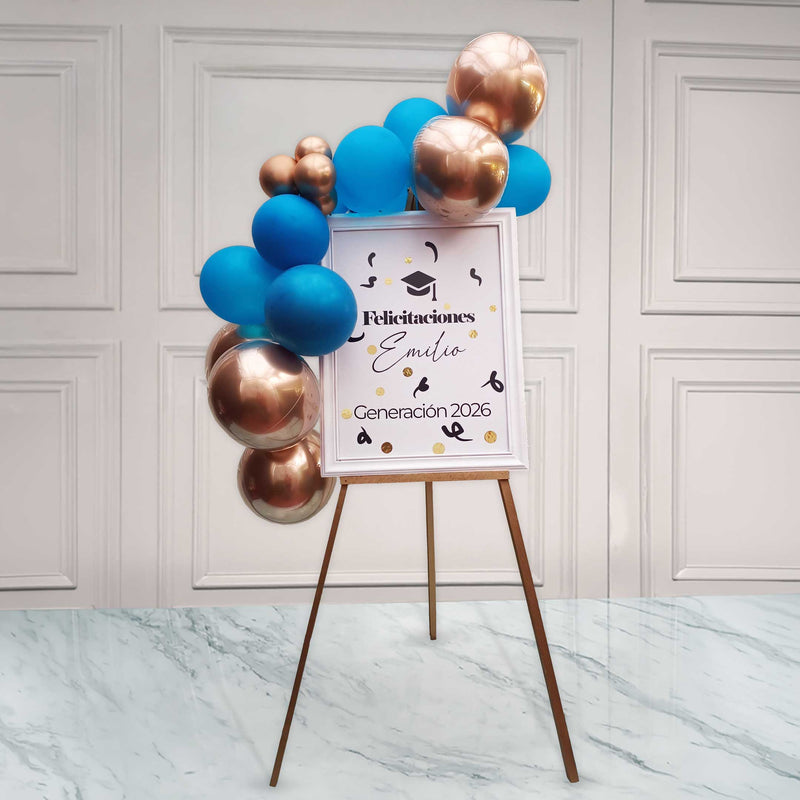 Composición personalizada de Globos y Mampara Personalizada | Gigi