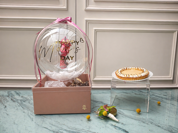 Kit de Regalo con Globo Burbuja, Oso y Mini Pastel | Clairance